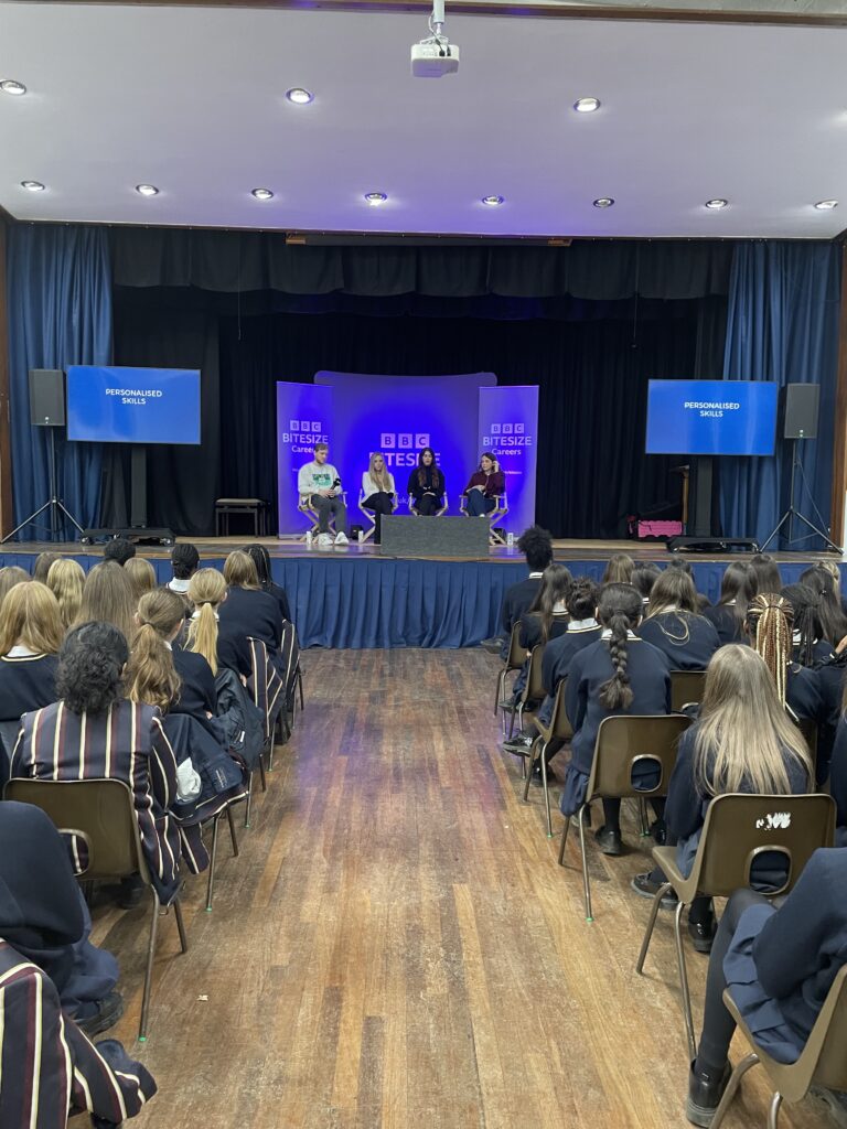 The BBC Bitesize Careers Tour visits Loreto College.