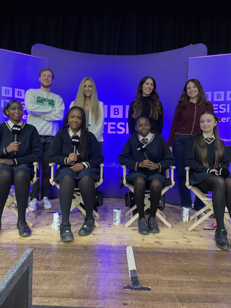 The BBC Bitesize Careers Tour visits Loreto College.