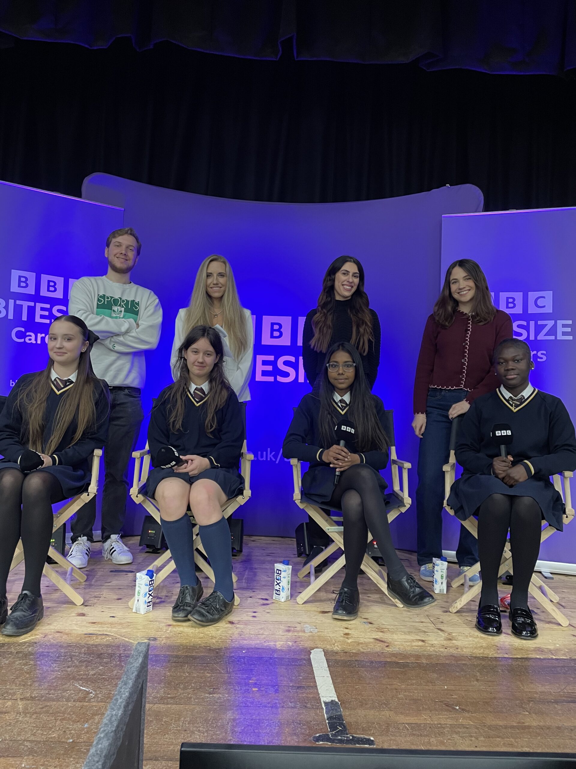 The BBC Bitesize Careers Tour visits Loreto College.