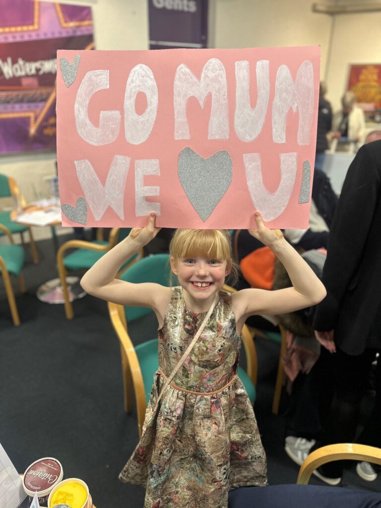 Emma Kosh was joint winner of Strictly Come Hospice.