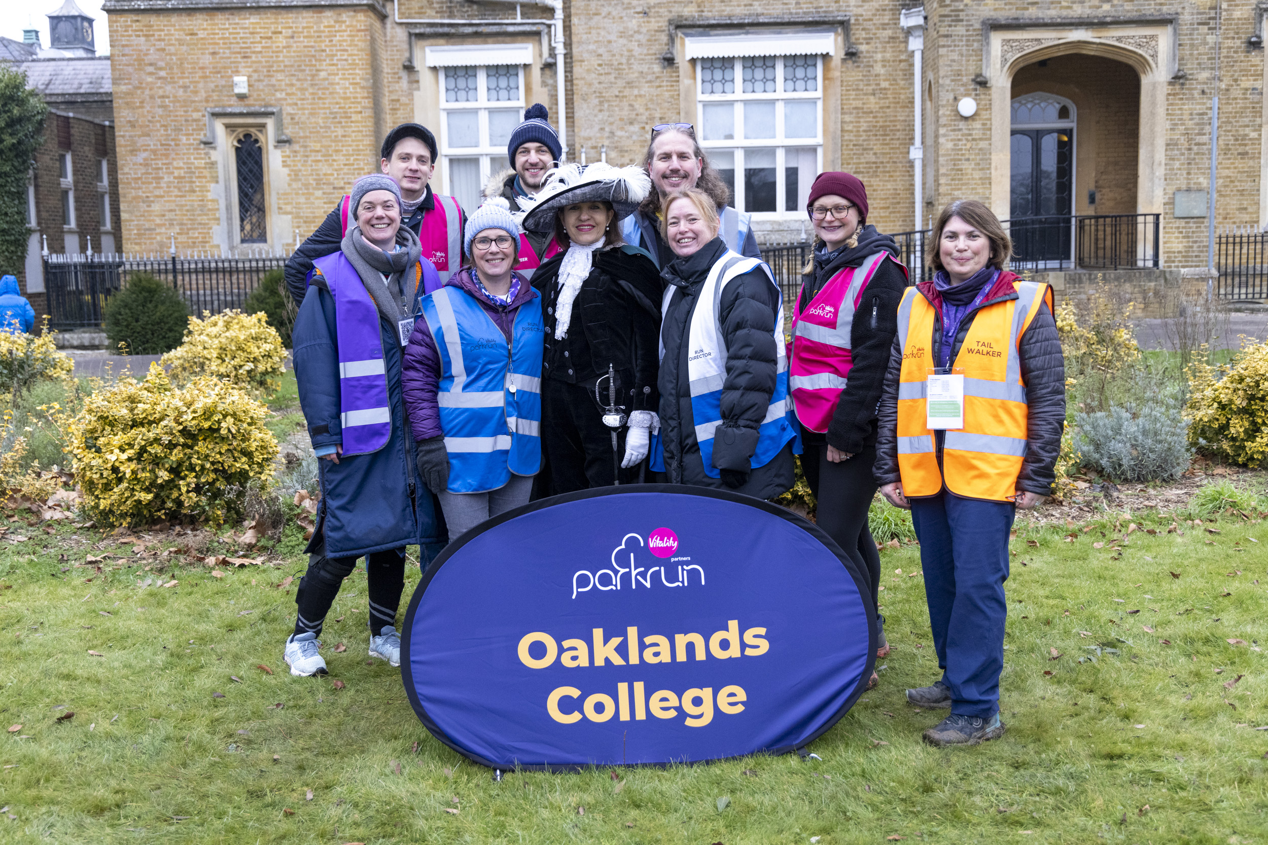 The launch of Oaklands College parkrun. Photo: Tony Barr