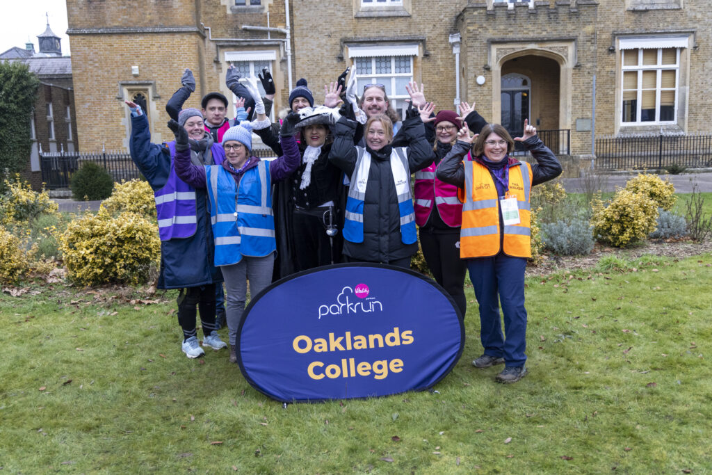 The launch of Oaklands College parkrun. Photo: Tony Barr