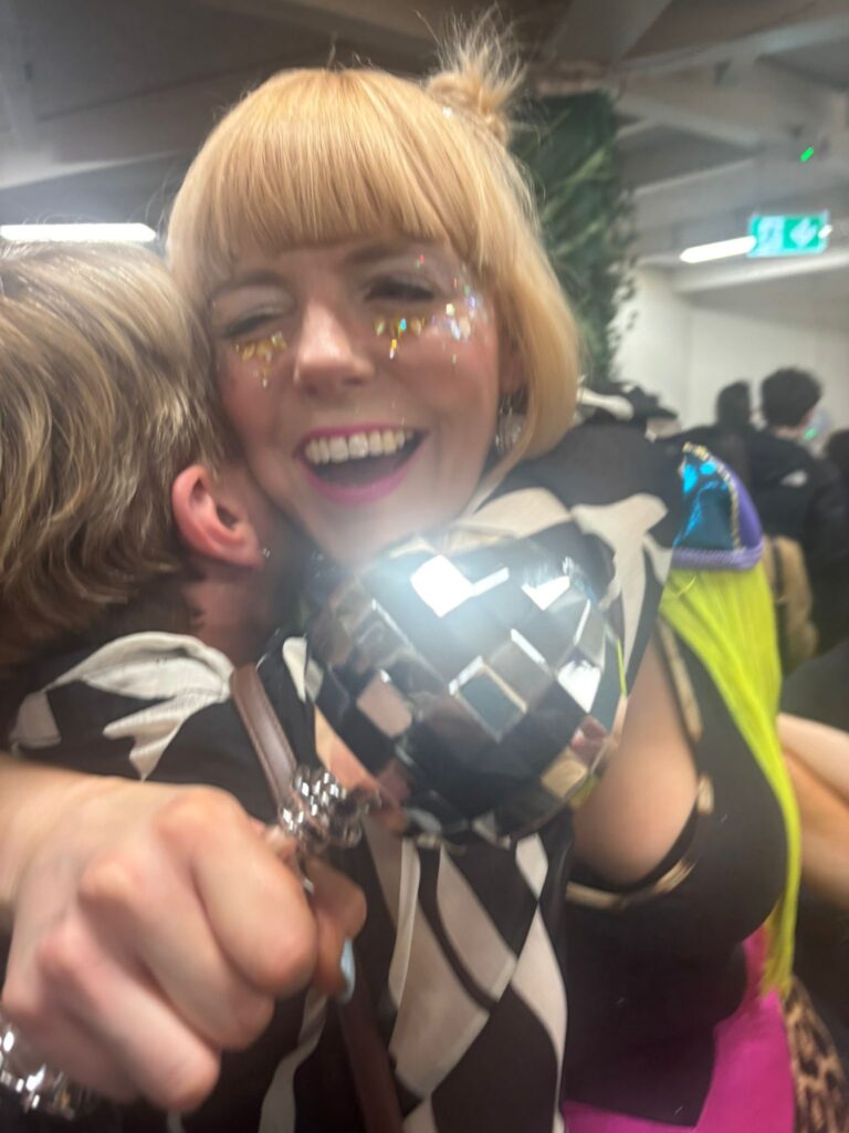 Emma Kosh was joint winner of Strictly Come Hospice.