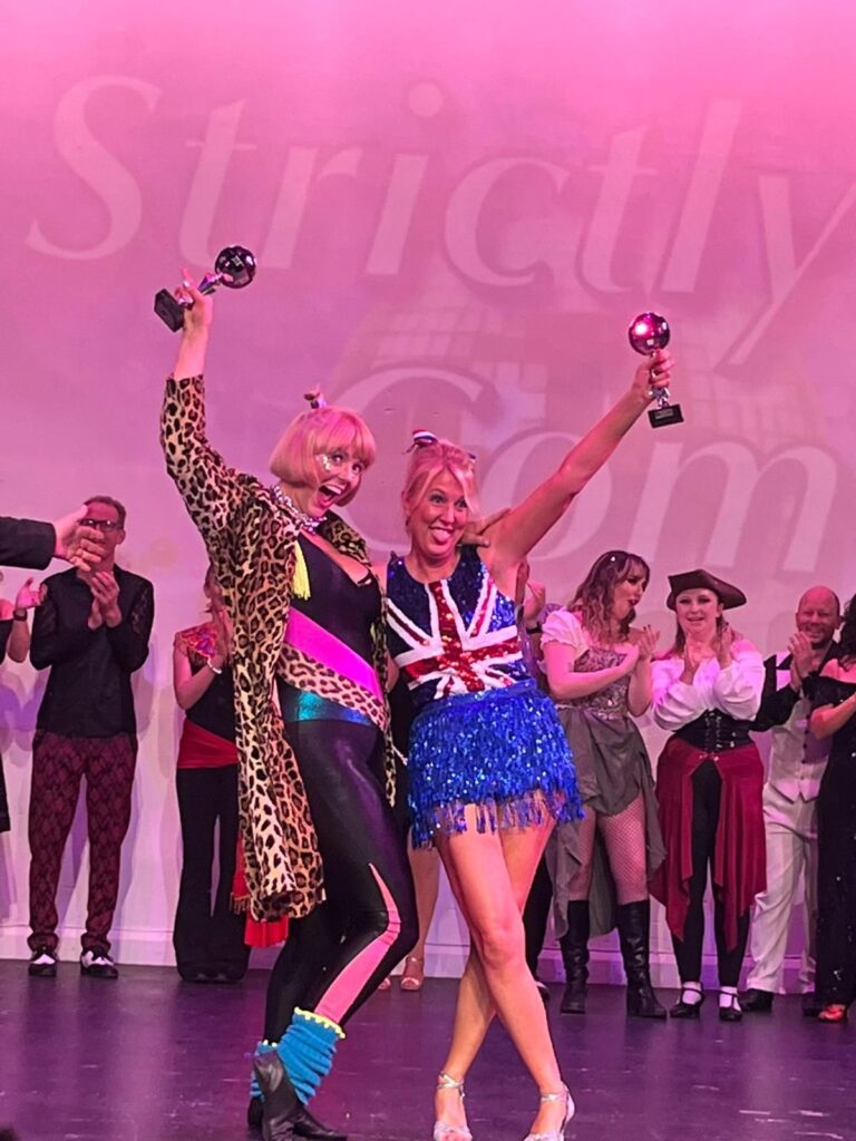 Emma Kosh was joint winner of Strictly Come Hospice.