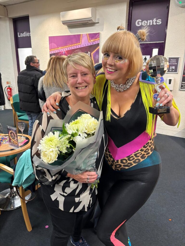 Emma Kosh was joint winner of Strictly Come Hospice.