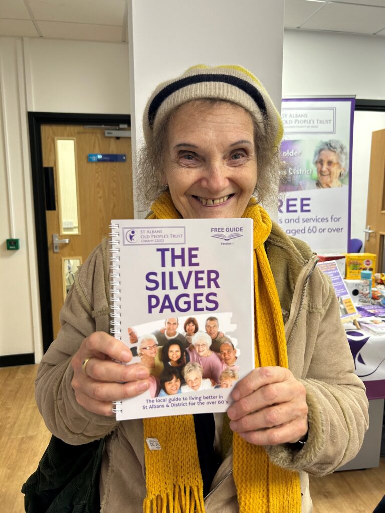 Silver Pages is a new guide for older people in St Albans.