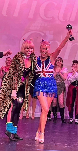 Emma Kosh was joint winner of Strictly Come Hospice.