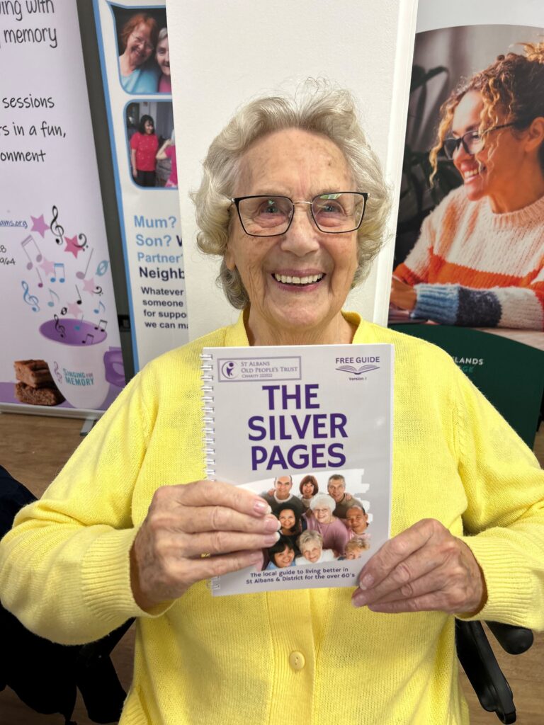 Silver Pages is a new guide for older people in St Albans.