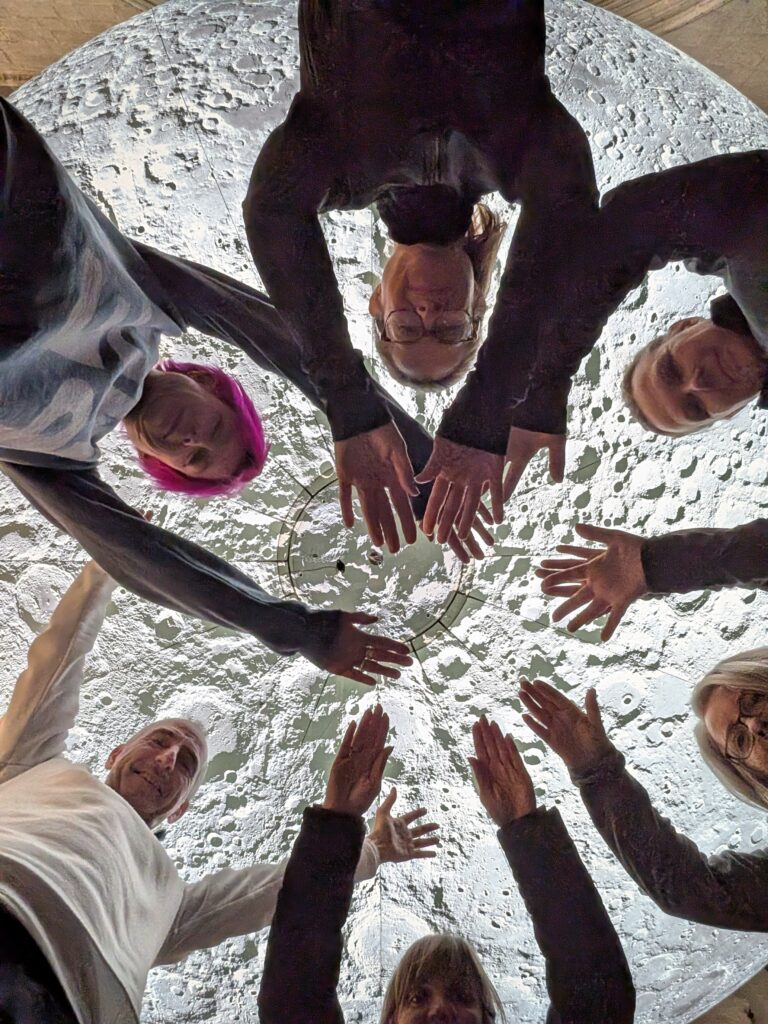 Yoga under the Moon at St Albans Cathedral. Photo: Gemma Jones