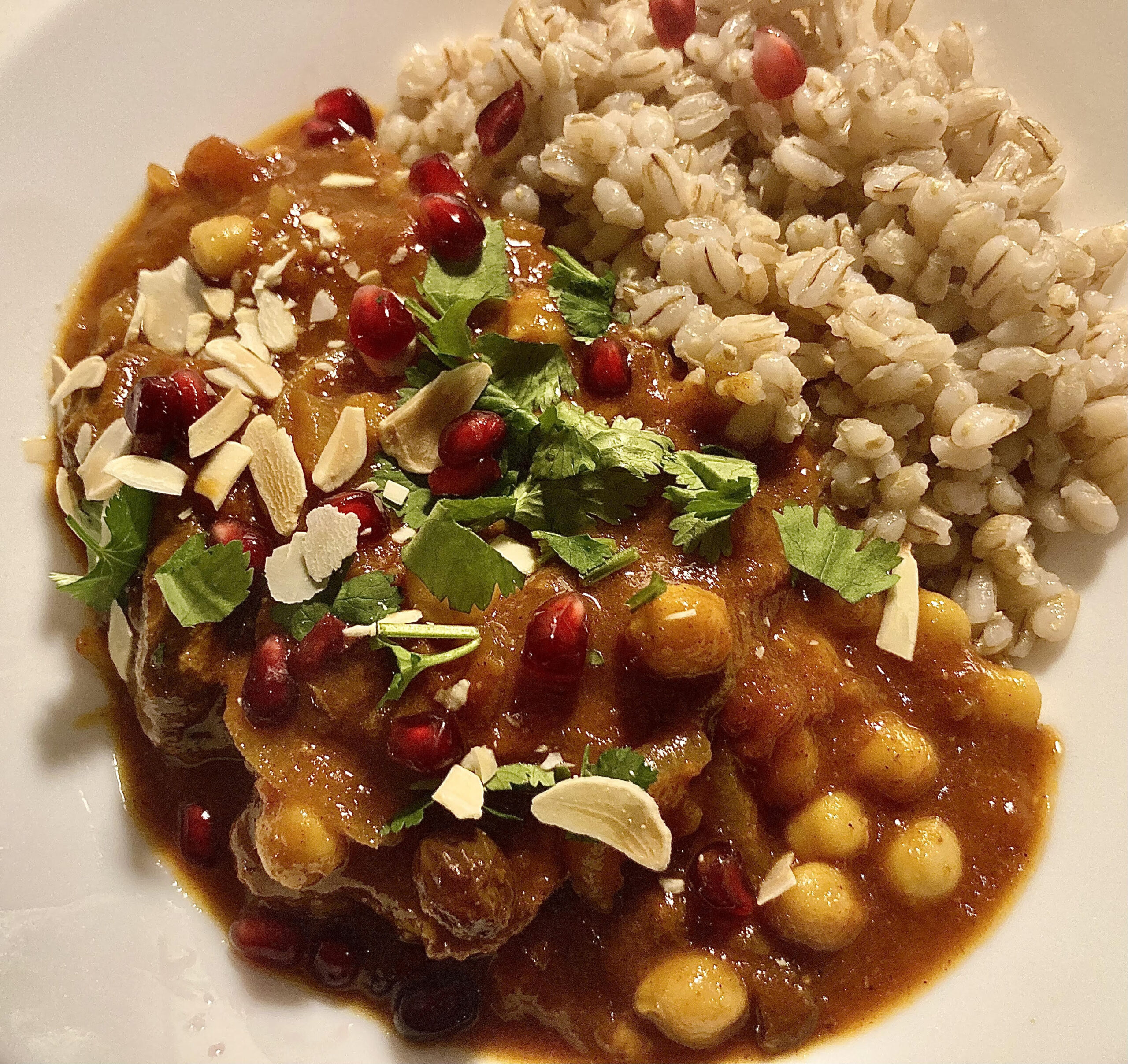 Pearl barley tagine