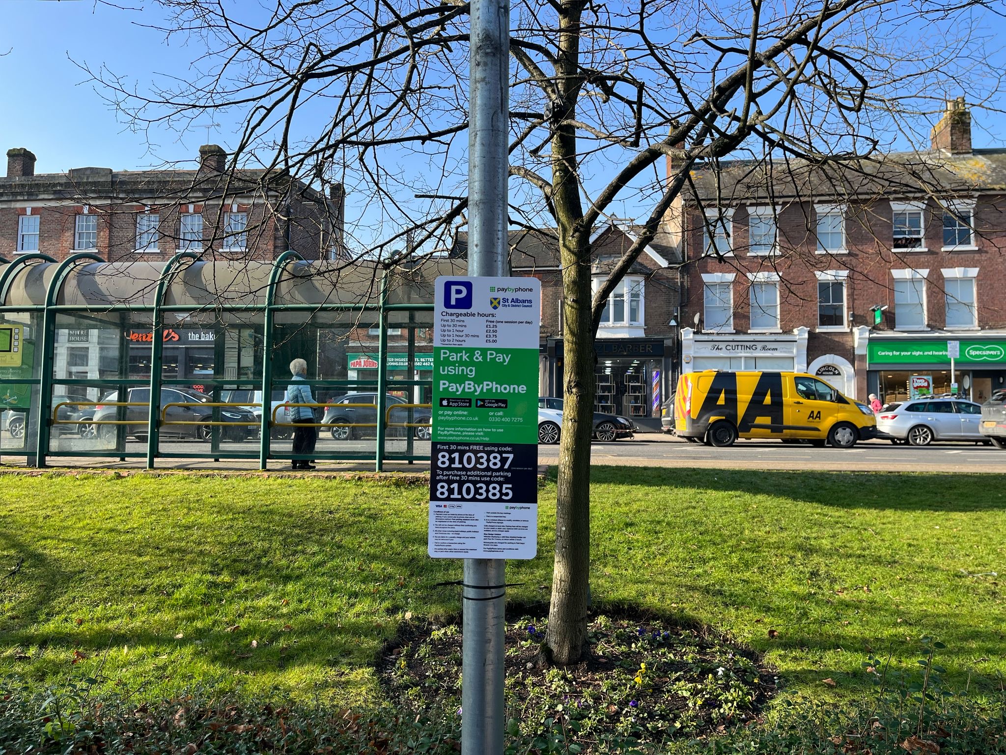 New parking signs in Harpenden