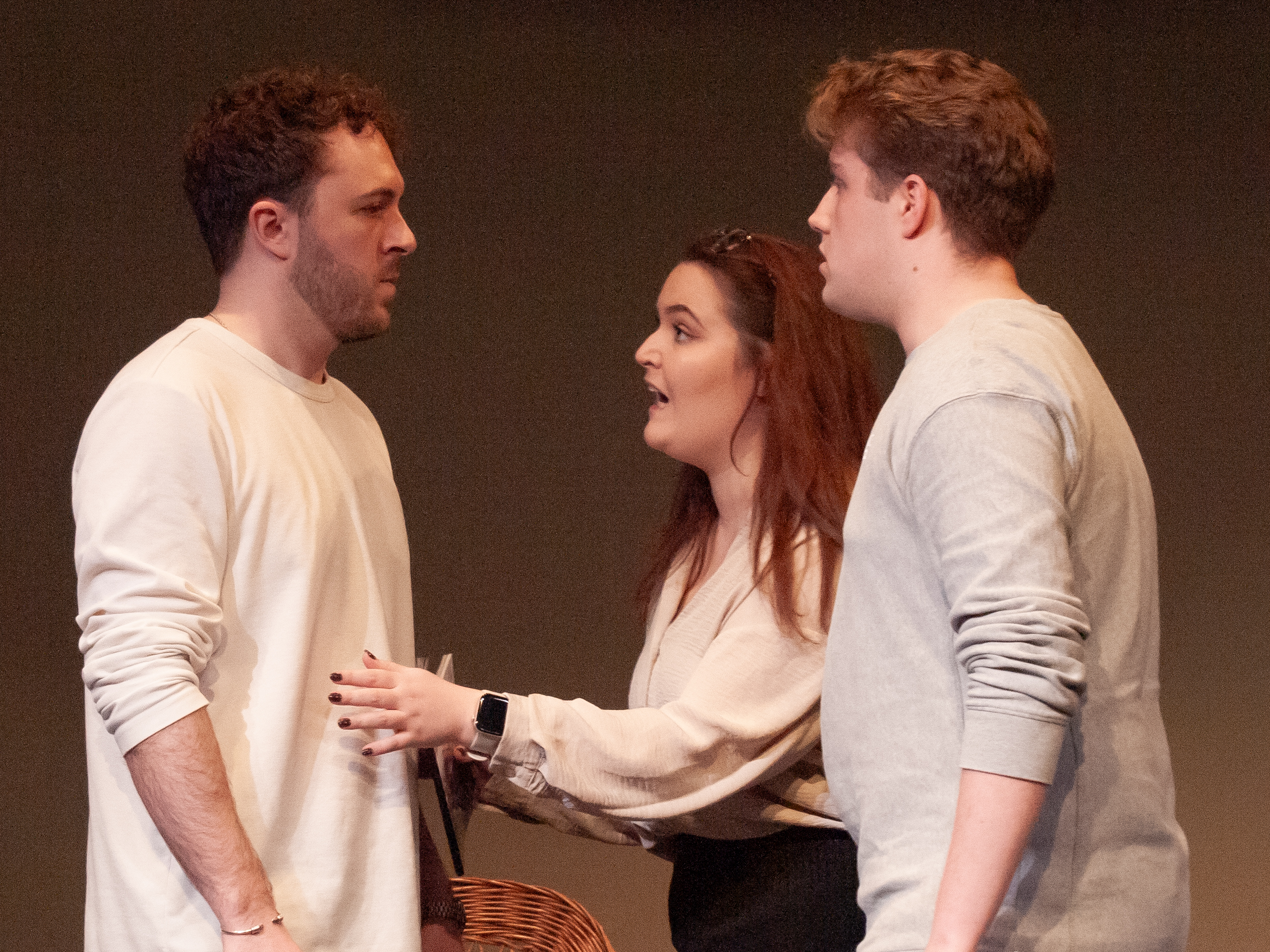 Rehearsals for All My Sons from the Company of Ten at the Abbey Theatre.