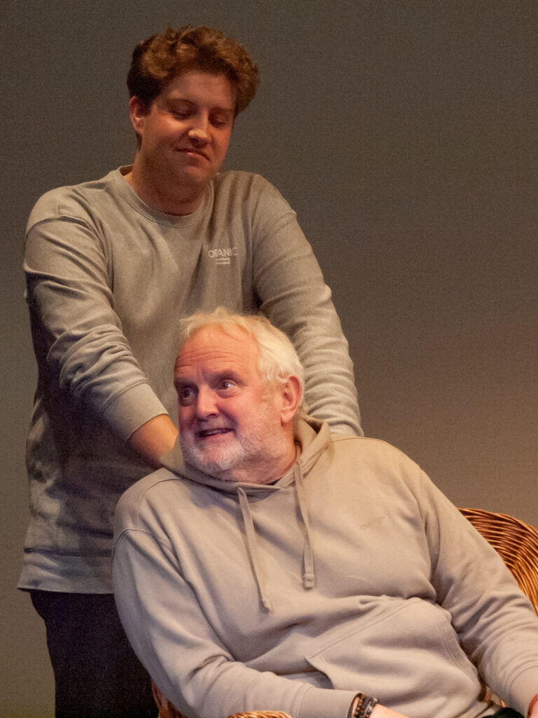 Rehearsals for All My Sons from the Company of Ten at the Abbey Theatre.