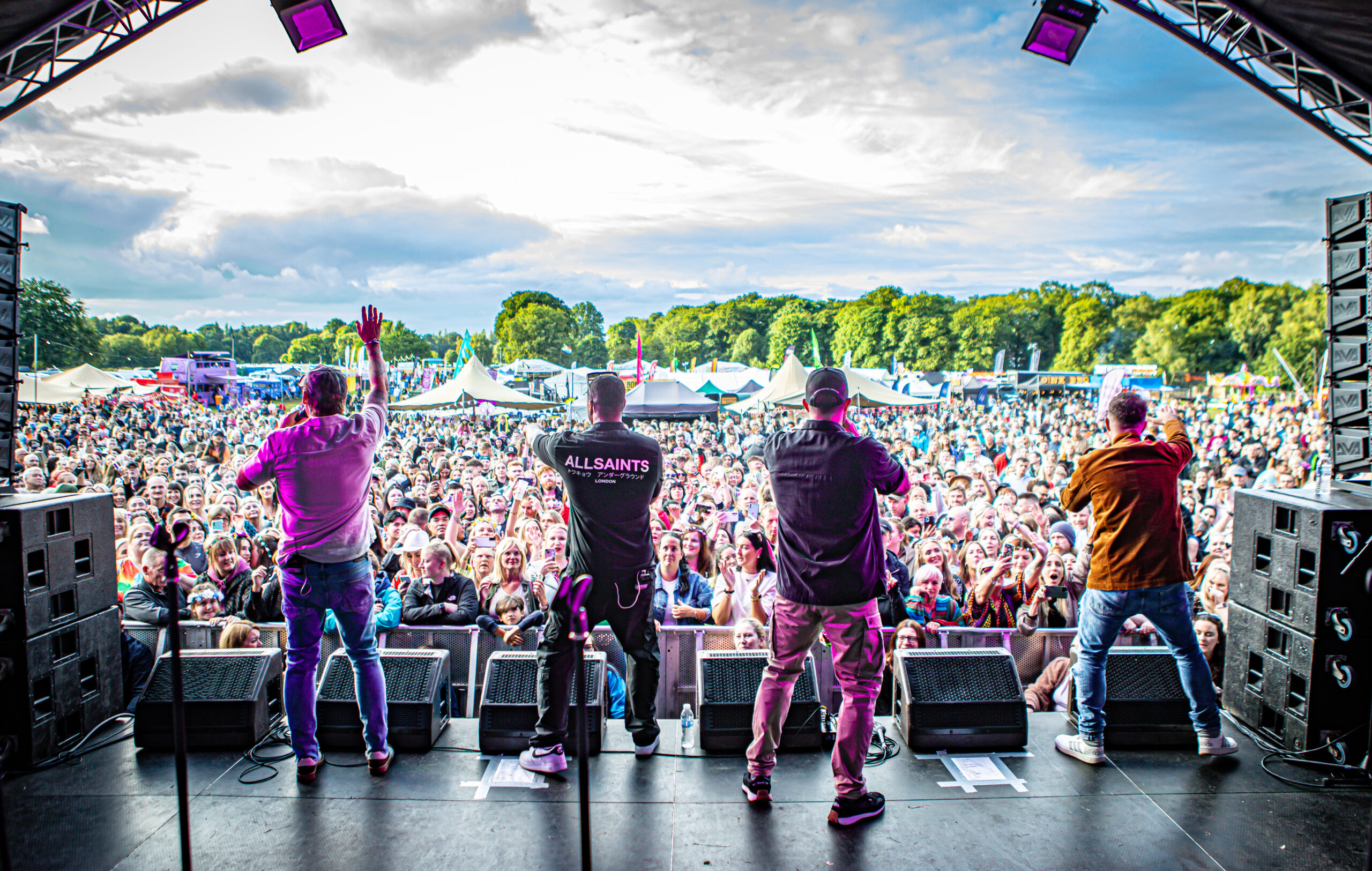 Blue at the Foodies Festival