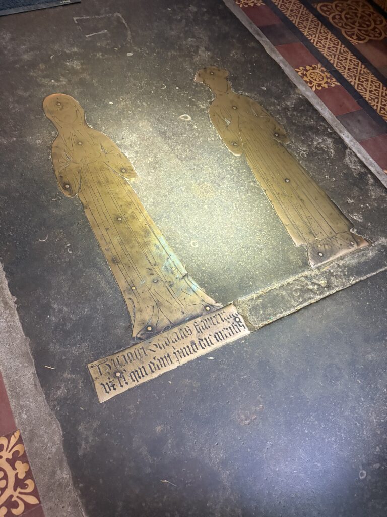 The brass of Thomas and Alice Fayrman.