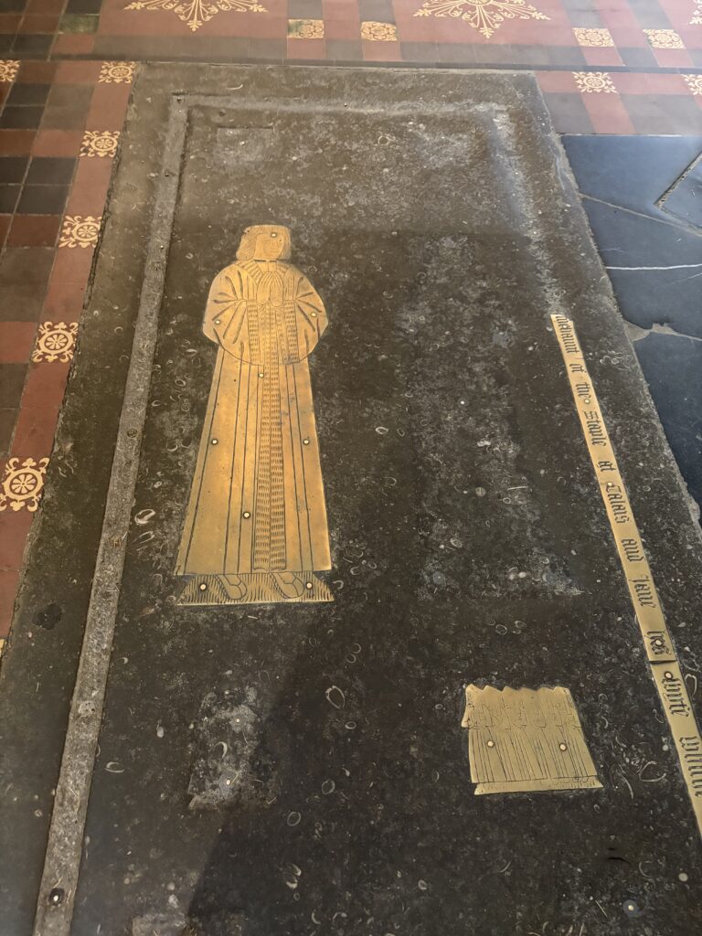 The brass of Ralph Rowlatt.