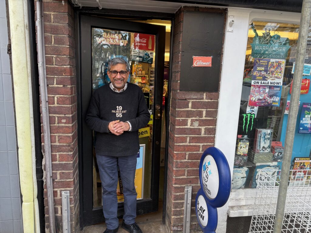 Owner of News4U Nitin Shah misses the interaction with his customers.
