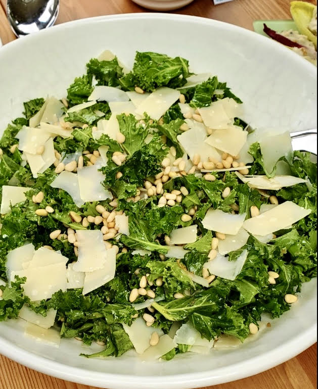 Kale and parmesan