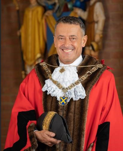 Cllr Edgar Hill was Mayor of St Albans
