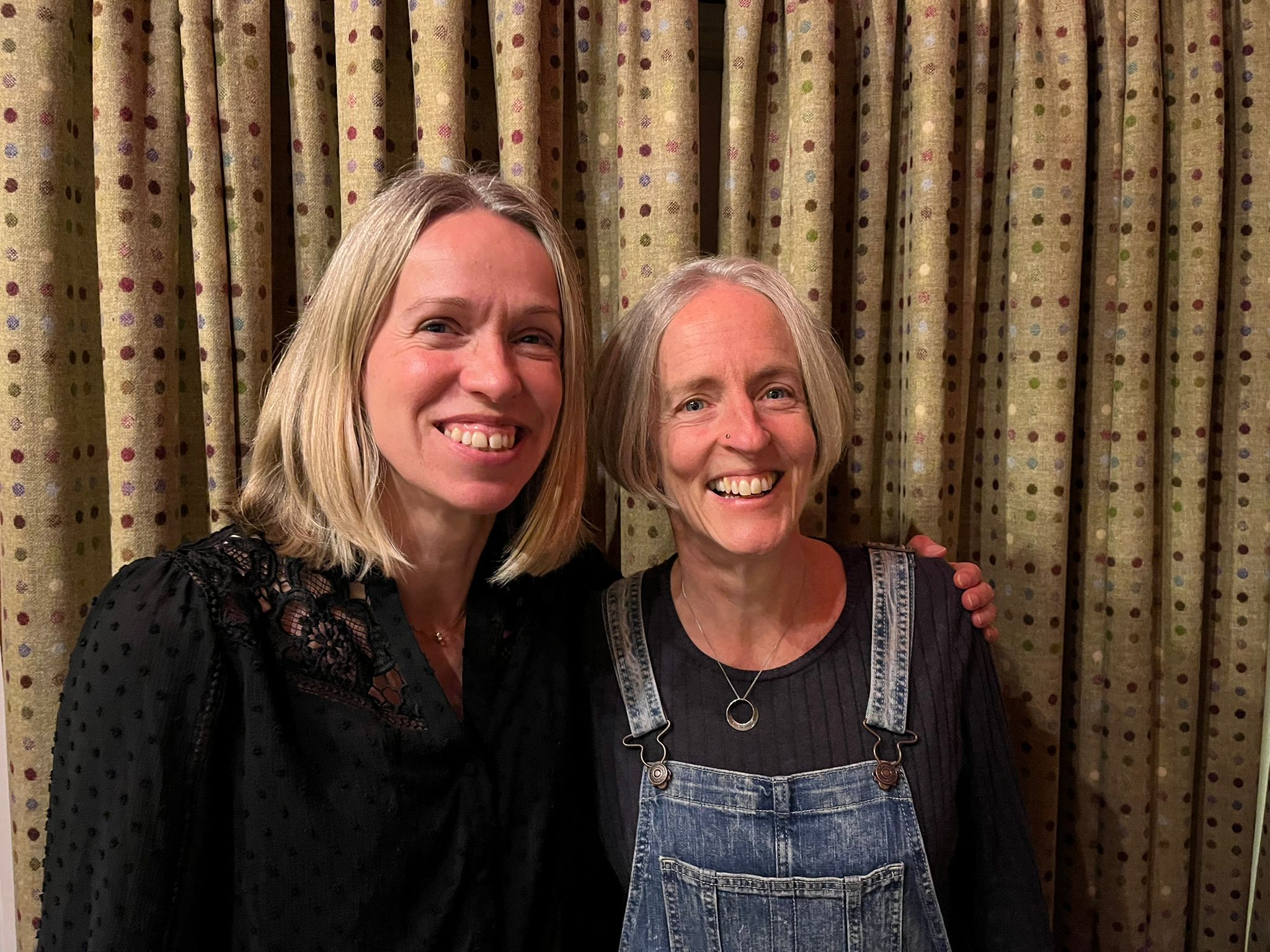 Dr Alison Cowan and Caroline Pettigrew.