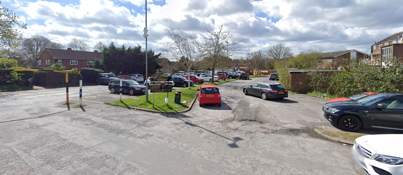 Haseldine Road car park. Photo: Google.
