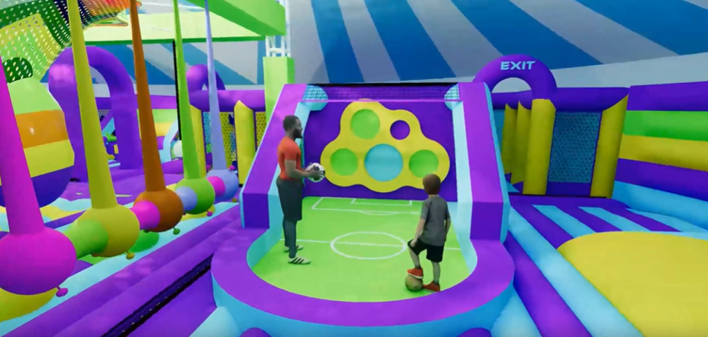 A CGI impression of the Overplay set-up.