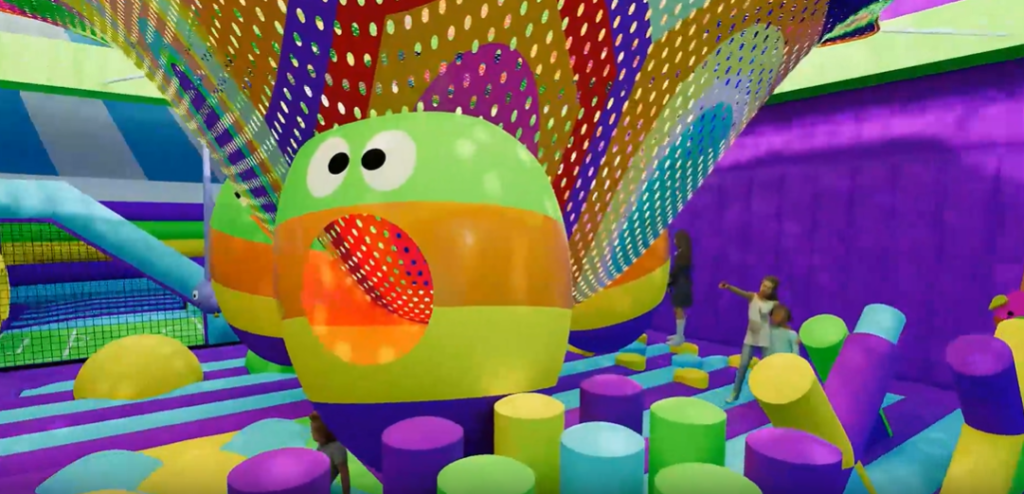 A CGI impression of the Overplay set-up.