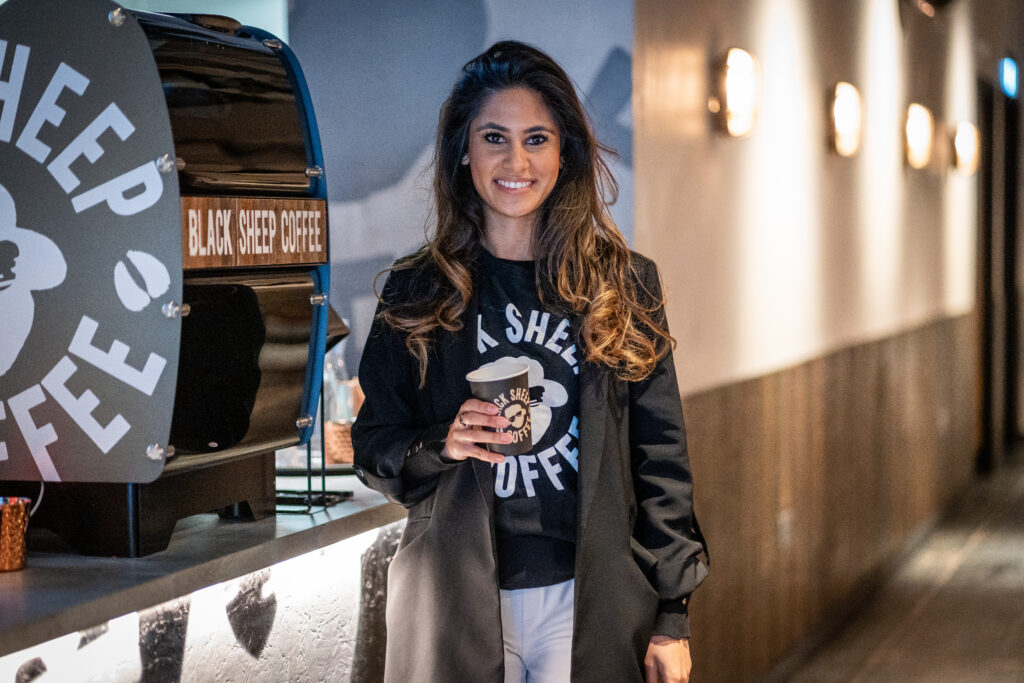 Anika Dhamecha, director, Purely Grounded Ltd - franchisee Black Sheep Coffee
