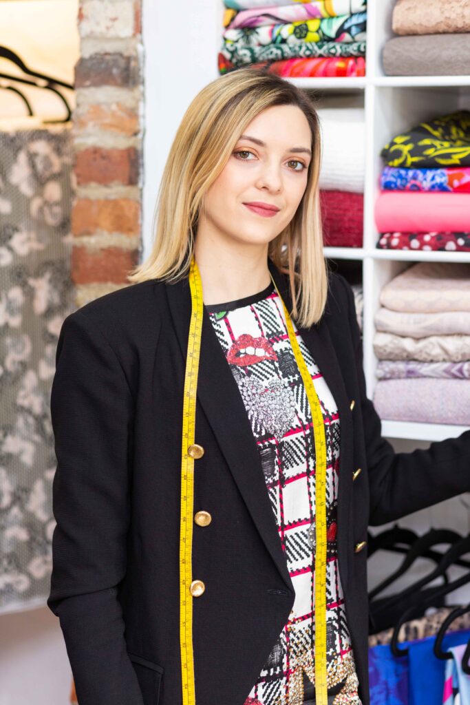 Annalisa Monti, founder and dressmaker, Ferrari+Monti