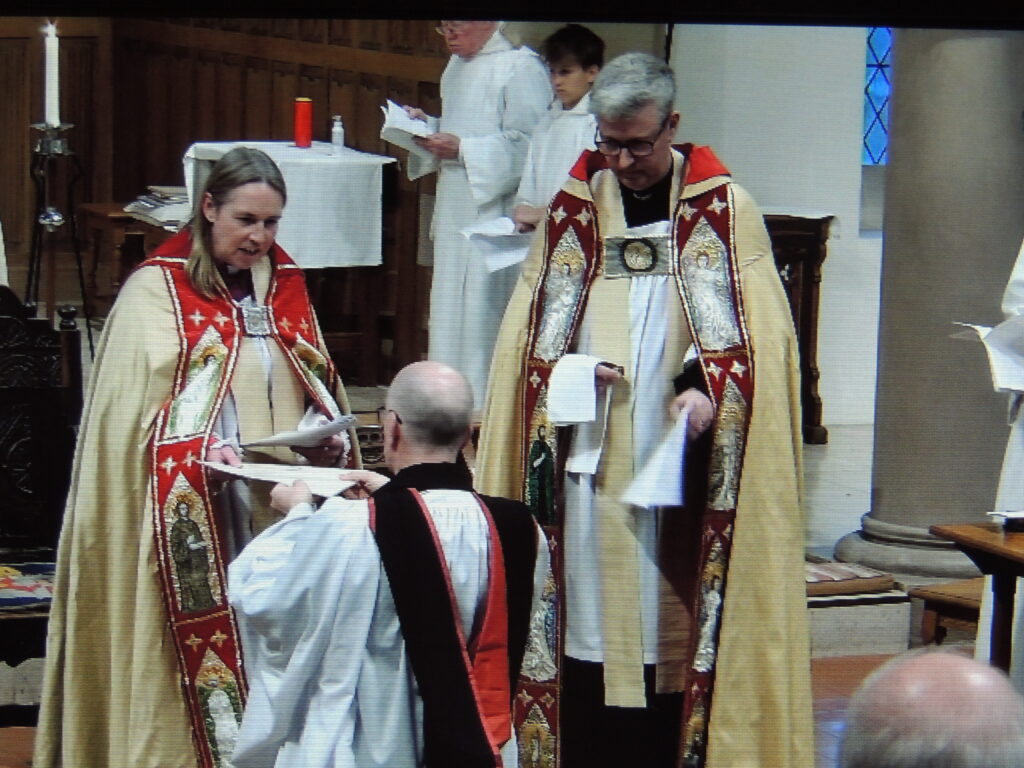 The installation of the new Rector of Harpenden, Rev Patrick Moriarty