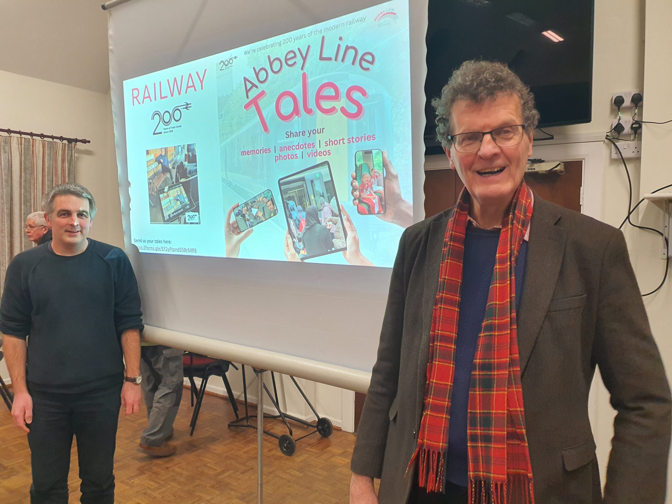 The launch of Abbey Line Tales.