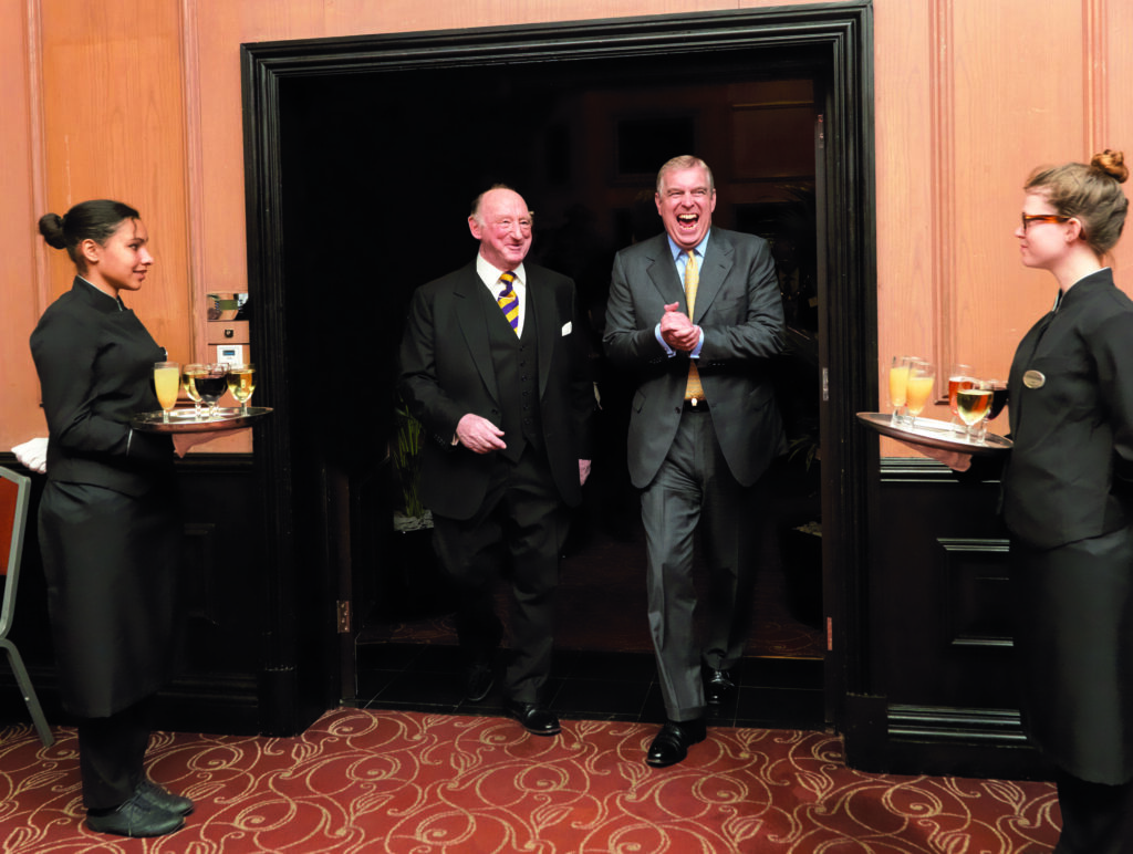 Geoffrey Golding and Prince Andrew