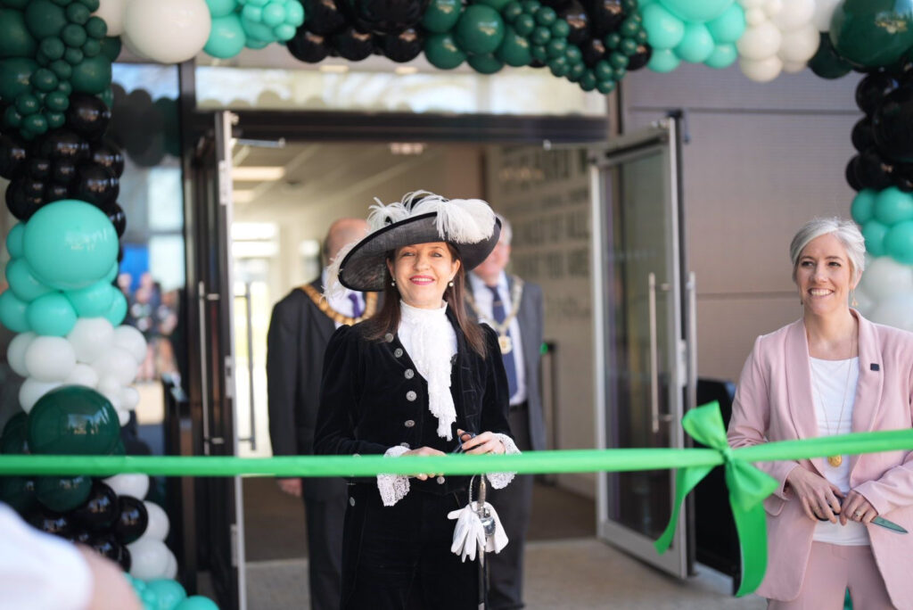 High Sheriff Annie Brewster at the opening.