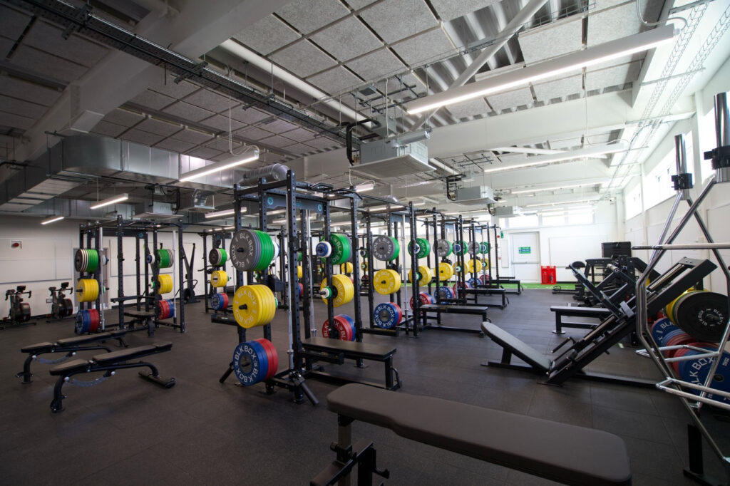 Inside the High-Performance Centre at Oaklands College.