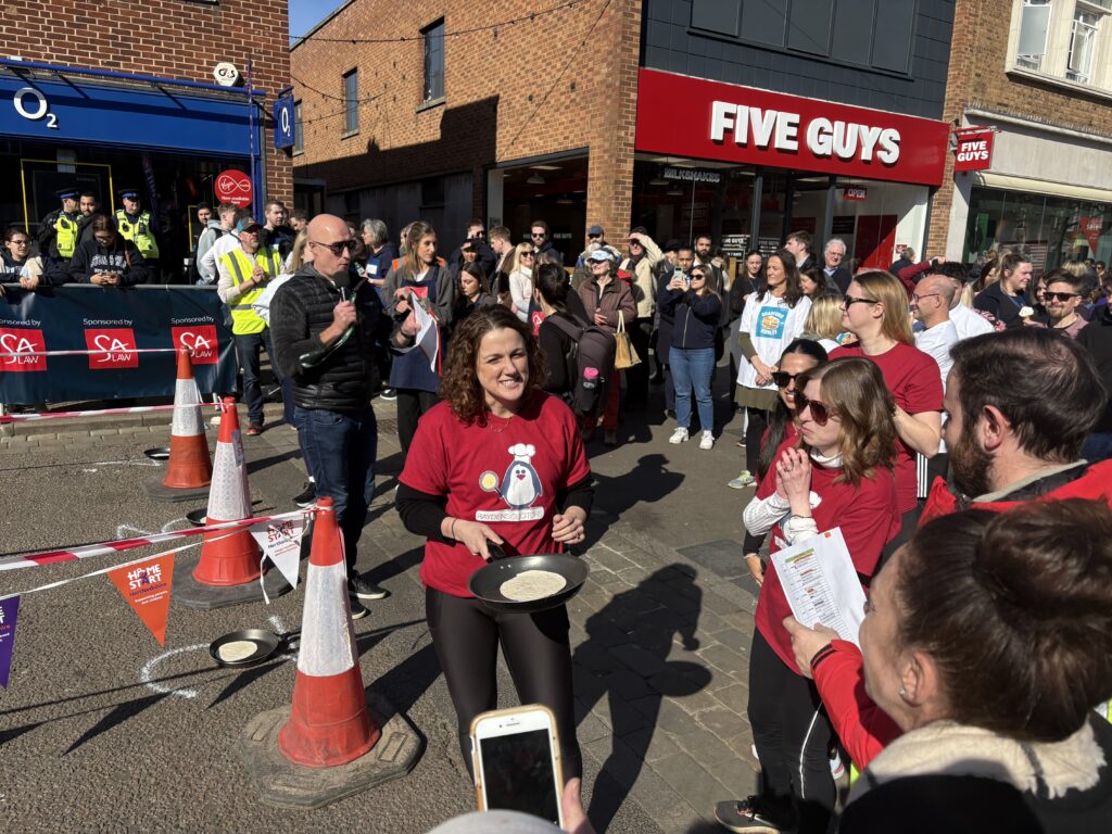 St Albans Pancake Race 2025.