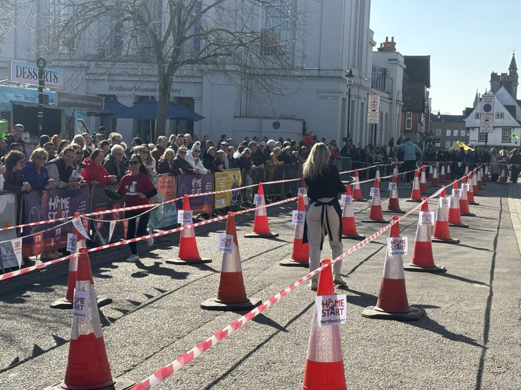 St Albans Pancake Race 2025.