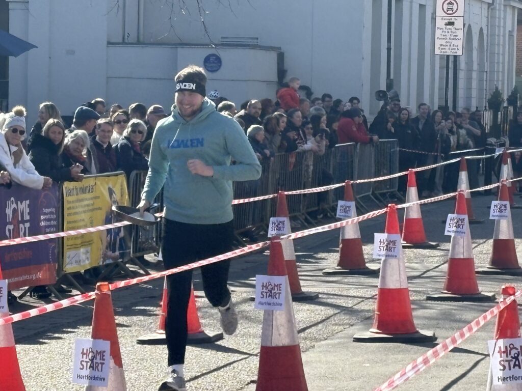 St Albans Pancake Race 2025.