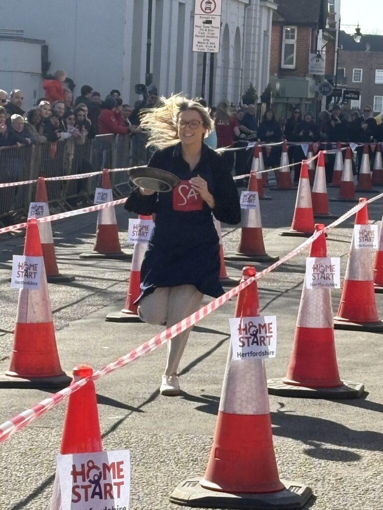 St Albans Pancake Race 2025.