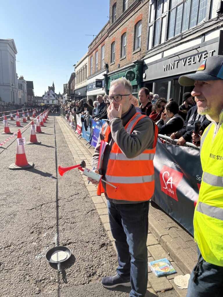 St Albans Pancake Race 2025.