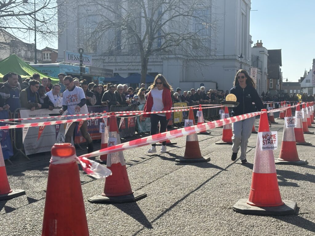St Albans Pancake Race 2025.