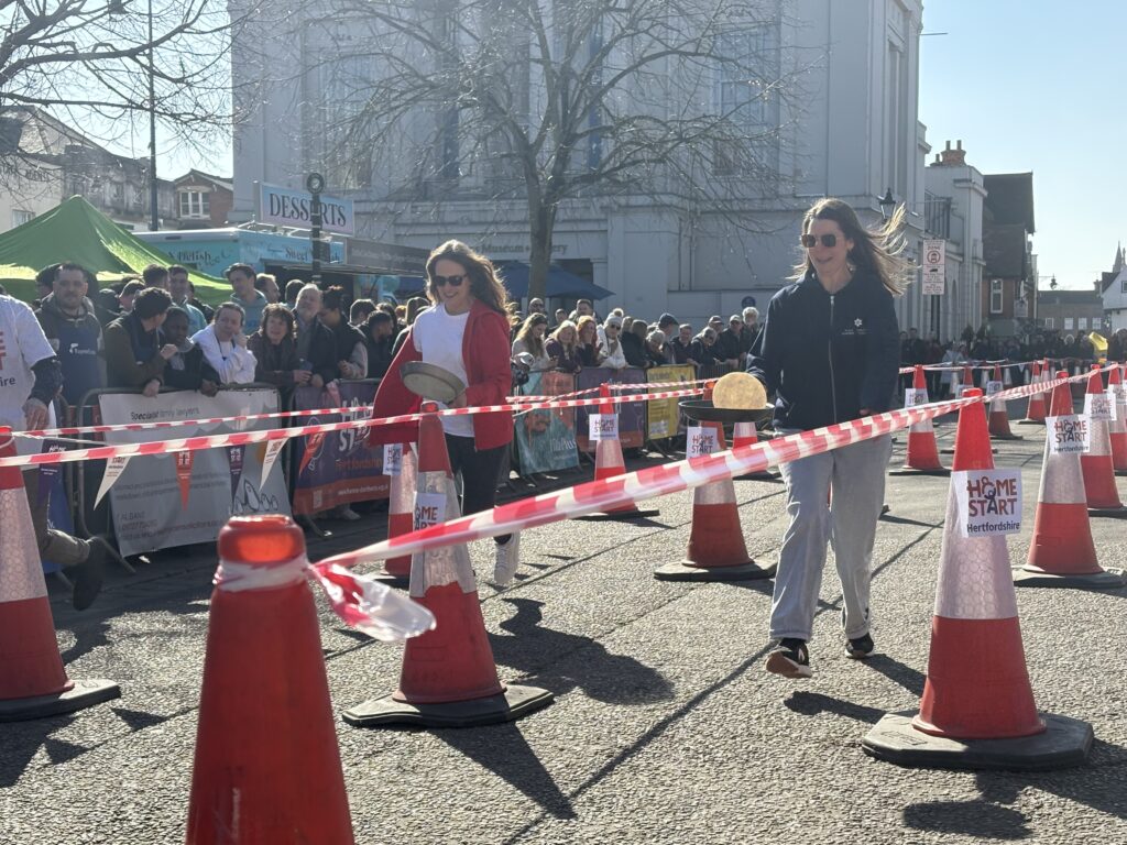St Albans Pancake Race 2025.
