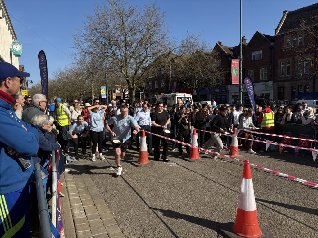 St Albans Pancake Race 2025.