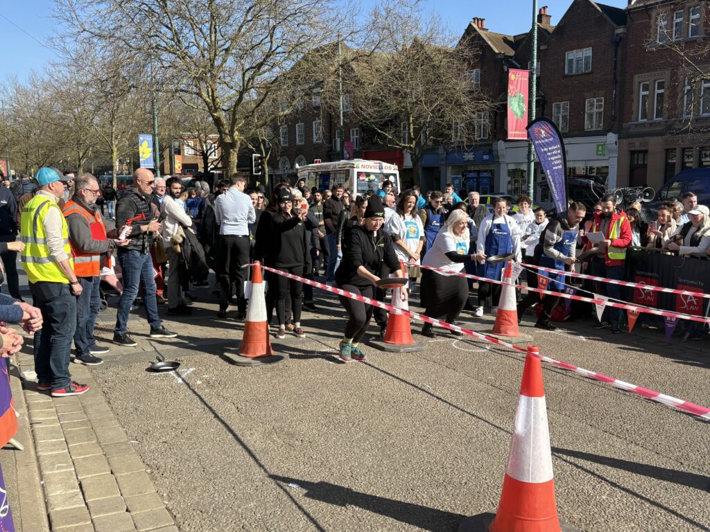 St Albans Pancake Race 2025.