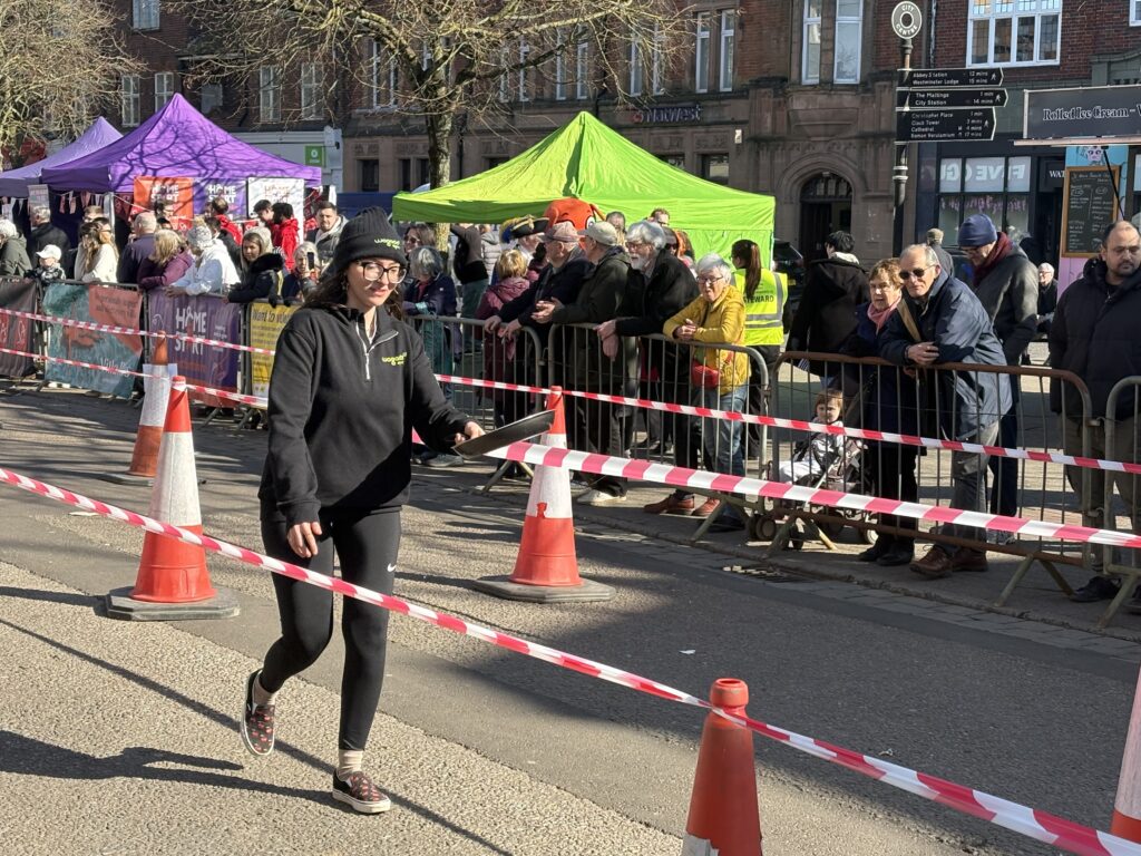 St Albans Pancake Race 2025.
