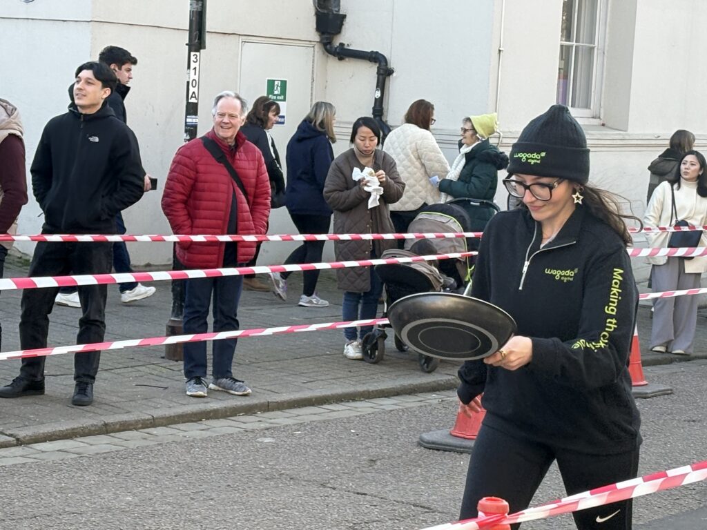 St Albans Pancake Race 2025.