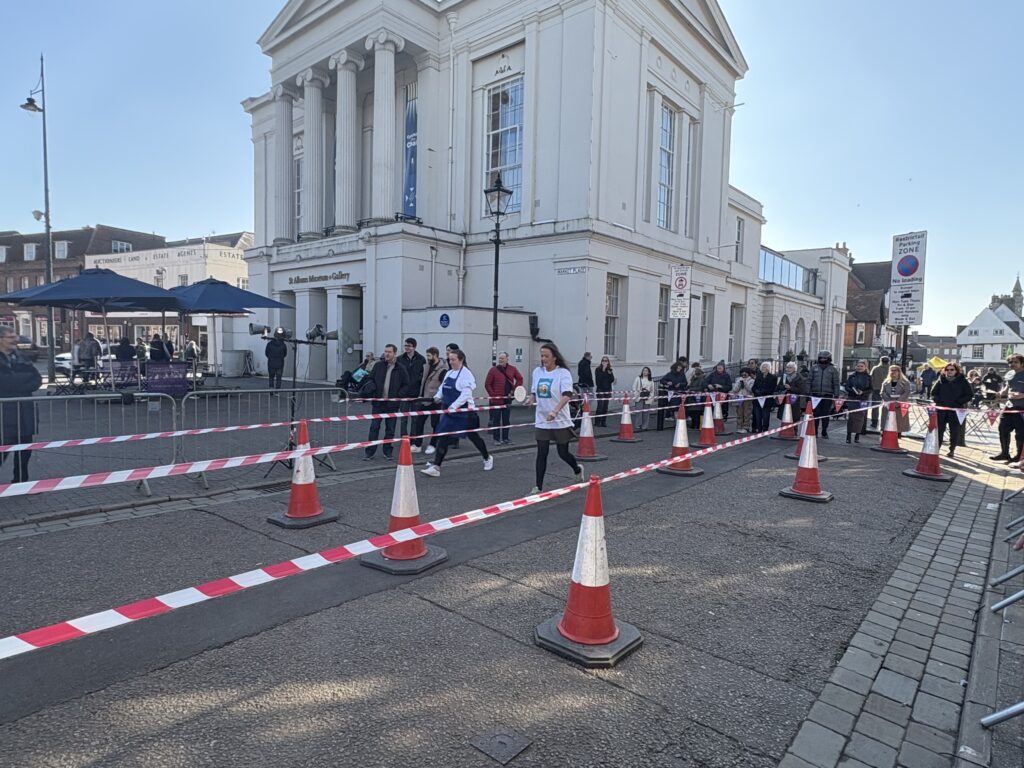 St Albans Pancake Race 2025.