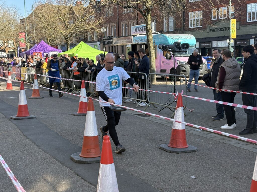St Albans Pancake Race 2025.