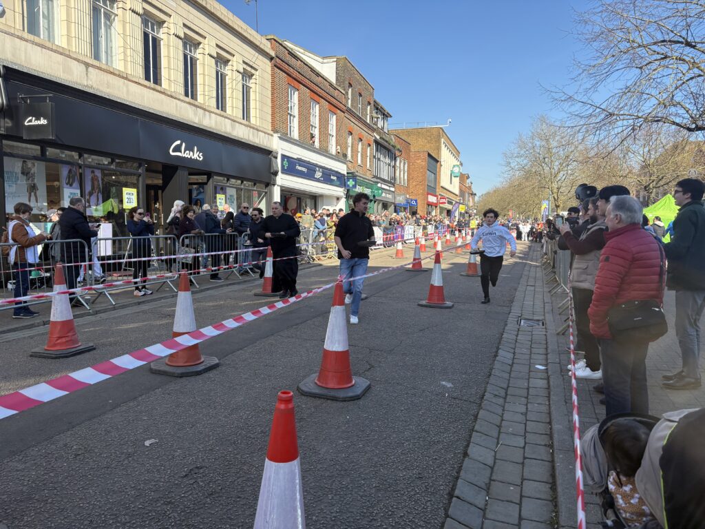 St Albans Pancake Race 2025.
