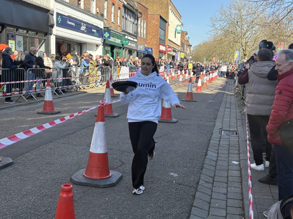 St Albans Pancake Race 2025.