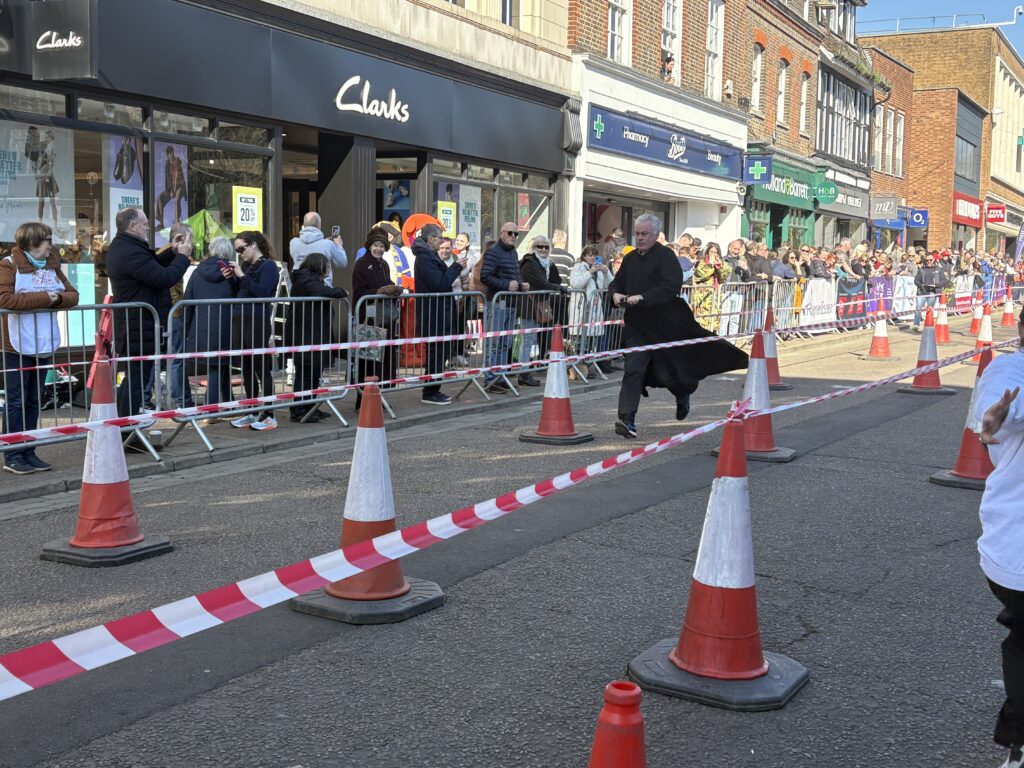 St Albans Pancake Race 2025.